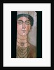 Mummy portrait, 90-110 AD by Roman Period Egyptian