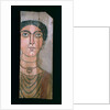 Mummy portrait, 90-110 AD by Roman Period Egyptian