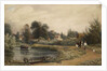 View of Iffley from the River, 1841 by Peter de Wint