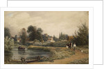 View of Iffley from the River, 1841 by Peter de Wint