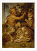 A Satyr pressing Grapes with a Tiger and Leopard, c.1618 by Peter Paul Rubens