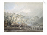 View of Chepstow, Monmouthshire, c.1791-92 by Thomas Girtin