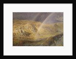 A November Rainbow, Dolwyddelan Valley, November 11 1866, 1 p.m. 1866, 1866 by Alfred William Hunt