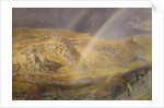 A November Rainbow, Dolwyddelan Valley, November 11 1866, 1 p.m. 1866, 1866 by Alfred William Hunt