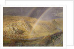 A November Rainbow, Dolwyddelan Valley, November 11 1866, 1 p.m. 1866, 1866 by Alfred William Hunt