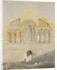 West Front of Castle Rising Church, Norfolk by John Sell Cotman
