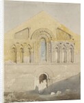 West Front of Castle Rising Church, Norfolk by John Sell Cotman