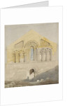 West Front of Castle Rising Church, Norfolk by John Sell Cotman