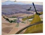 Over the Hills of Kurdistan: Flying above Kirkuk, 1919 by Sydney Carline