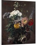 Still Life: mixed Flowers by Ignace Henri Jean Fantin-Latour