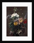 Still Life: mixed Flowers by Ignace Henri Jean Fantin-Latour