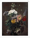 Still Life: mixed Flowers by Ignace Henri Jean Fantin-Latour