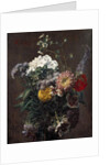 Still Life: mixed Flowers by Ignace Henri Jean Fantin-Latour