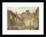 The Ruins of the Chapel in the Savoy Palace, London, c.1795-96 by Thomas Girtin