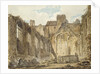 The Ruins of the Chapel in the Savoy Palace, London, c.1795-96 by Thomas Girtin