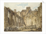 The Ruins of the Chapel in the Savoy Palace, London, c.1795-96 by Thomas Girtin