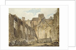 The Ruins of the Chapel in the Savoy Palace, London, c.1795-96 by Thomas Girtin