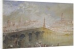 The Bridge at Blois: Fog Clearing, 1826 - 1830 by Joseph Mallord William Turner