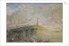 The Bridge at Blois: Fog Clearing, 1826 - 1830 by Joseph Mallord William Turner