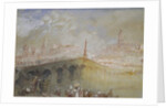 The Bridge at Blois: Fog Clearing, 1826 - 1830 by Joseph Mallord William Turner