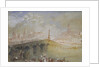 The Bridge at Blois: Fog Clearing, 1826 - 1830 by Joseph Mallord William Turner