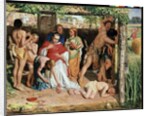 A converted British Family sheltering a Christian Missionary from the Persecution of the Druids, 1850 by William Holman Hunt