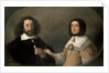 John Tradescant the Younger and Hester, his second Wife by Emmanuel de (attr. to) Critz
