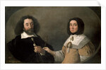 John Tradescant the Younger and Hester, his second Wife by Emmanuel de (attr. to) Critz