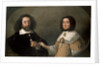 John Tradescant the Younger and Hester, his second Wife by Emmanuel de (attr. to) Critz