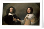 John Tradescant the Younger and Hester, his second Wife by Emmanuel de (attr. to) Critz
