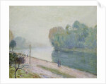 A Bend in the River Loing, 1896 by Alfred Sisley