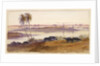 El Hon, Egypt, 1884 by Edward Lear
