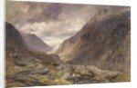 Pass of Llanberis, c.1853 by Alfred William Hunt