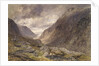 Pass of Llanberis, c.1853 by Alfred William Hunt