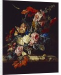 A Vase of Flowers, 1663 by Willem van Aelst