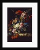 A Vase of Flowers, 1663 by Willem van Aelst