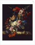 A Vase of Flowers, 1663 by Willem van Aelst