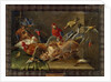 Decorative Still-Life Composition with Birds and Two Bats by Jan van the Elder Kessel