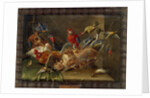 Decorative Still-Life Composition with Birds and Two Bats by Jan van the Elder Kessel