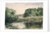 View of a Lake with Trees, 1857 by John William Inchbold