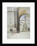 Florence: The Palazzo Vecchio and the Uffizi by John Frederick Lewis