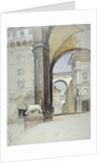 Florence: The Palazzo Vecchio and the Uffizi by John Frederick Lewis