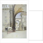 Florence: The Palazzo Vecchio and the Uffizi by John Frederick Lewis