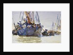 Italian sailing Vessels at Anchor by John Singer Sargent