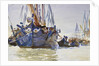 Italian sailing Vessels at Anchor by John Singer Sargent