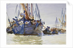 Italian sailing Vessels at Anchor by John Singer Sargent