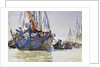 Italian sailing Vessels at Anchor by John Singer Sargent