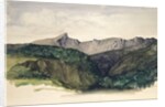 Study of a Distant Range of Mountains, 1860 by William Dyce