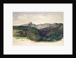 Study of a Distant Range of Mountains, 1860 by William Dyce