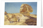 The Great Sphinx at the Pyramids of Giza, 1854 by Thomas Seddon